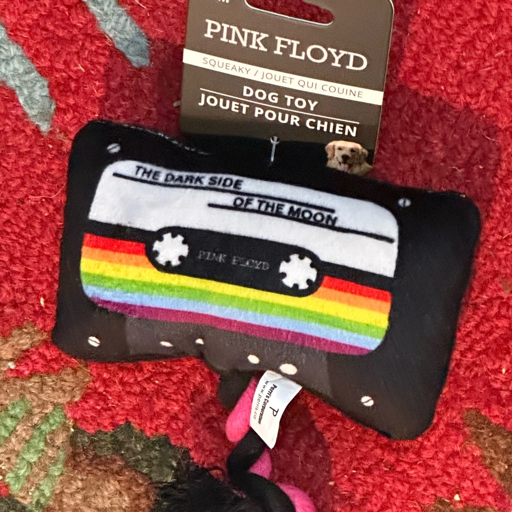 NIP Pink Floyd Cassette Squeaky Toy